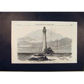 Alguada Reef Lighthouse Cape Negrais Coast Pegu 1865