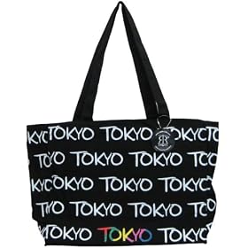 �g�[�g�o�b�O�@38�~30cm (BLACK�~RAINBOW)
