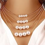 Multi Layer Pearl Necklace /Pendants Women Link Chain Collar/choker