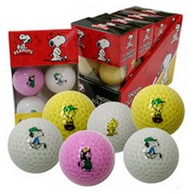 DUNLOP(�_�����b�v) SNOOPY GOLF BALLS ���_�[�X(6������)