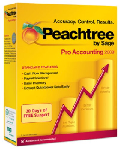  Peachtree By Sage Professional Accounting 2009