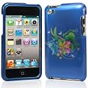 Plastic Case For iPod Touch 4 　プラスチックケース　二つパーツタイプ　 (505-12)　液晶保護フィルム　USB充電ケーブル付　（全17タイプ）