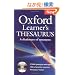 Oxford Learners Thesaurus: A Dictionary of Synonyms