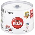 ���z�U�d�� That's DVD-R�f�[�^�p 16�{��4.7GB �g���v���K�[�h(�n�[�h�R�[�g)���C�h�v�����^�u�� �X�s���h���P�[�X50���� DR-47WWY50BNT ���z�U�d (24���̊��z) 1,920