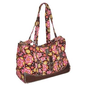 Kalencom WeekEnder Diaper tote NEW Flower Power Pink �}�U�[�Y�o�b�OKC0003-16