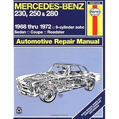 Mercedes Benz 230, 250 and 280, 1968-1972 (Haynes Manuals)