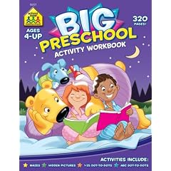 Big Preschool Activity: Dot-to-Dots, Mazes, and Hidden Pictures
