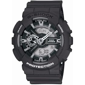 [�J�V�I]CASIO �r���v G-SHOCK �W�[�V���b�N STANDARD �A�i���O/�f�W�^���R���r�l�[�V�������f�� 1/1000�b�X�g�b�v�E�H�b�`�E���x�v���EJIS1��ώ����\ GA-110C-1AJF �����Y
