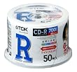 TDK �f�[�^�pCD-R 700MB 48�{���Ή� �z���C�g���C�h�v�����^�u�� 50���|�b�g�P�[�X CD-R80PWDX50PA