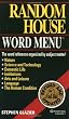 Random House Word Menu