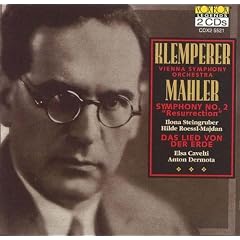 Klemperer - Mahler: Symphony No. 2 "Resurrection"; Das Lied von der Erde