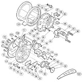  シマノ(SHIMANO) 海魂 3000T パーツ:E形止メ輪4(部品No.061) 01370