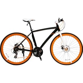 DOPPELGANGER(�h�b�y���M�����K�[) d9 MidtownRush 700c �A���~�t���[�� �N���X�o�C�N �V�}�m7�i�ϑ� �O��f�B�X�N�u���[�L �f���A���R���g���[���T���V�t�^�[���� LED���C�g/���C���[���b�N�W������