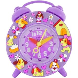  【 ベビーウォッチ / babywatch 】◆ First Clock /シオ(子犬) chiots （ キッズ 子供用 アラーム 置き時計 目覚し 時計 Baby Watch Paris ）[正規輸入品］