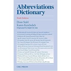 【クリックで詳細表示】Abbreviations Dictionary， Tenth Edition [ハードカバー]