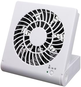 ドウシシャ 3電源 コンパクトデスク扇風機 ホワイト ＵＳＢ付き MPM-1081U(WH)