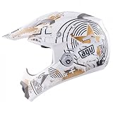  AGV Crosshelm MT-X Freestyle white-black-gold L (59-60)
