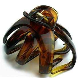 【クリックで詳細表示】オニオンバンスクリップ 茶