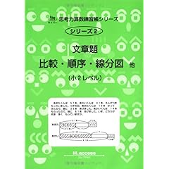 【クリックで詳細表示】文章題比較・順序・線分図他―小2レベル (サイパー思考力算数練習帳シリーズ)： M.access： 本
