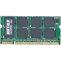 BUFFALO PC2-6400 800MHz 200Pin DDR2 S.ODIMM 1GB D2/N800-1G