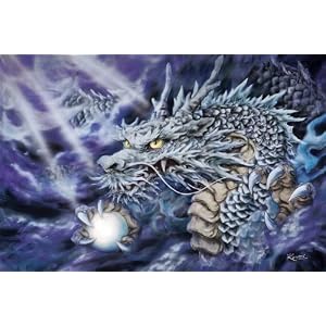 【クリックで詳細表示】めざせ！パズルの達人 1000ピース 白銀の龍 11-379