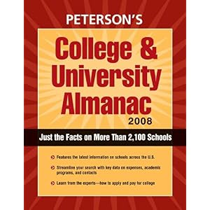 【クリックで詳細表示】College ＆ University Almanac 2008 (Peterson’s College and University Almanac) [ペーパーバック]