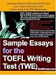 Sample Essays For The TOEFL Writing Test (TWE)