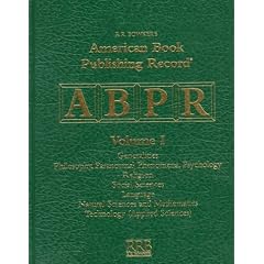 American Book Publishing Record Cumulative 1997 (American Book Publishing Record: Cumulative)