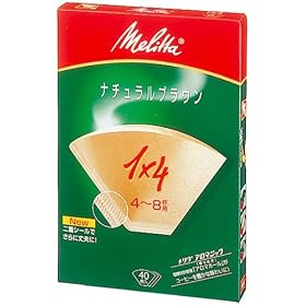 Melitta �t�B���^�[�y�[�p�[ �A���}�W�b�N �i�`�������u���E�� 1�~4 �u10�p�b�N�Z�b�g�v