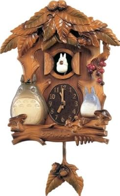 【シチズン/リズム時計】【CITIZEN】 となりのトトロ掛時計 飾り振子付 トトロM806N 4MJ806MM06 アナログキャラクター時計