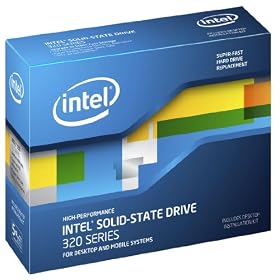 Intel SSD 320 Series(Postville-Refresh) 2.5inch MLC 9.5mm 80GB ResellerBOX SSDSA2CW080G3K5