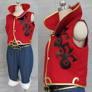 【クリックで詳細表示】CXCOS eli0321-C ワンピース ONE PIECE ルフィ 風 コスプレ衣装