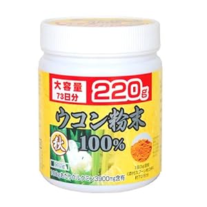 【クリックで詳細表示】リックジャパン 秋ウコン粉末100％ 220g
