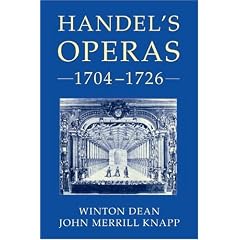 Handel's Operas, 1704-1726