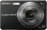  Sony Cybershot DSCW120/B 7.2MP Digital Camera with 4x Optical Zoom with Super Steady Shot (Black)