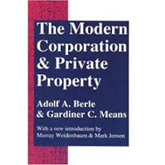 Modern Corporation and Private Property