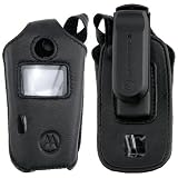  Motorola V710 / E815 Black Leather Case [OEM] VL71001 from Eforcity
