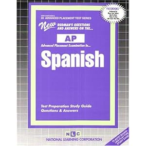 【クリックで詳細表示】Spanish (Advanced Placement Test Series (Ap)， 20) [Plastic Comb]