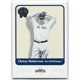 �y�僊�[�O�J�[�h�z Christy Mathewson 2001 Fleer Greats of The Game #48