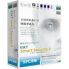 ESET Smart Security V4.0 5PC�X�V