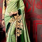Multi Designer Georgette Saree With Banglore Silk Blouse
