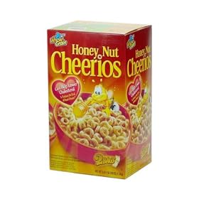Cheerios�@�n�j�[�i�b�c�`�F���I�@�I�[�c���V���A���@�r�b�O �c�C���p�b�N  Honey Nut Cheerios Sweetened Whole Grain Oat Cereal 2-bag Twin Pack