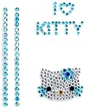  Stickers Autocollants Cristal I LOVE HELLO KITTY