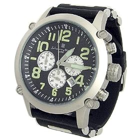 Salvatore Marra (�T���o�g�[���}�[��) �r���v �N���m�O���t�����Y�E�H�b�` SM-7013-BK/SV