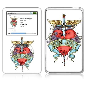 Music Skins iPod Classic�p�t�B����  Bon Jovi - Heart & Dagger  iPod Classic   MSRKIPC00214