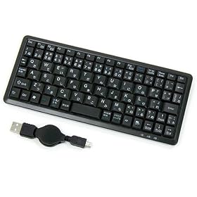 ���{��84�L�[ �X�[�p�[�~�j�L�[�{�[�h USB�L�k�P�[�u�� RKB-M84UBK