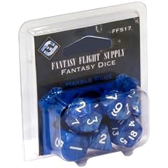 Fantasy Flight Supply Roleplay Dice: Marble Blue