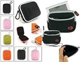  Nylon or Airform Portable GPS Navigator Carrying Case with Carabineer Clip and Screen Protector Shield for Garmin Nuvi 200 205 250 255 260 270 300 310 350 360 370
