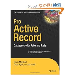 Pro Active Record: Databases with Ruby and Rails