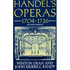 Handel's Operas, 1704-1726 (Clarendon Paperbacks)